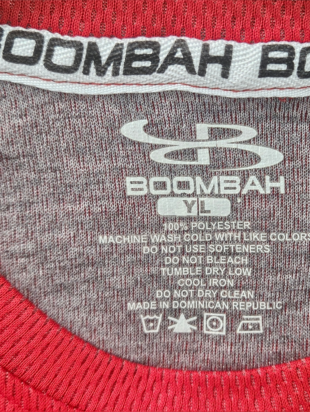 Boombah Graphic Tee - Red - Picture 2 of 3